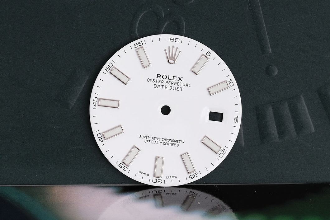 Rolex Datejust II White Stick Dial for 116300 -... FCD19141