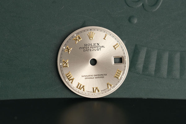 Load image into Gallery viewer, Rolex Ladies Datejust Slate Roman Dial for model 69173 - 69178 FCD19227
