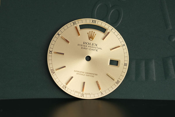 Load image into Gallery viewer, Rolex Day-Date Champagne Stick Dial for 18038 - 18238 FCD019228
