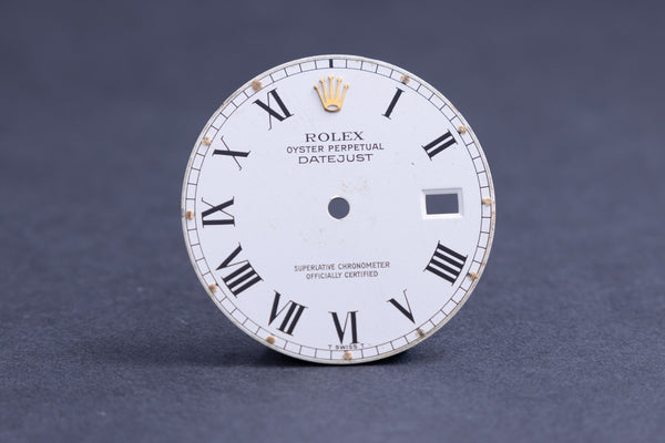 Load image into Gallery viewer, Rolex Mens Datejust White Buckley Dial for 16013 FCD19821
